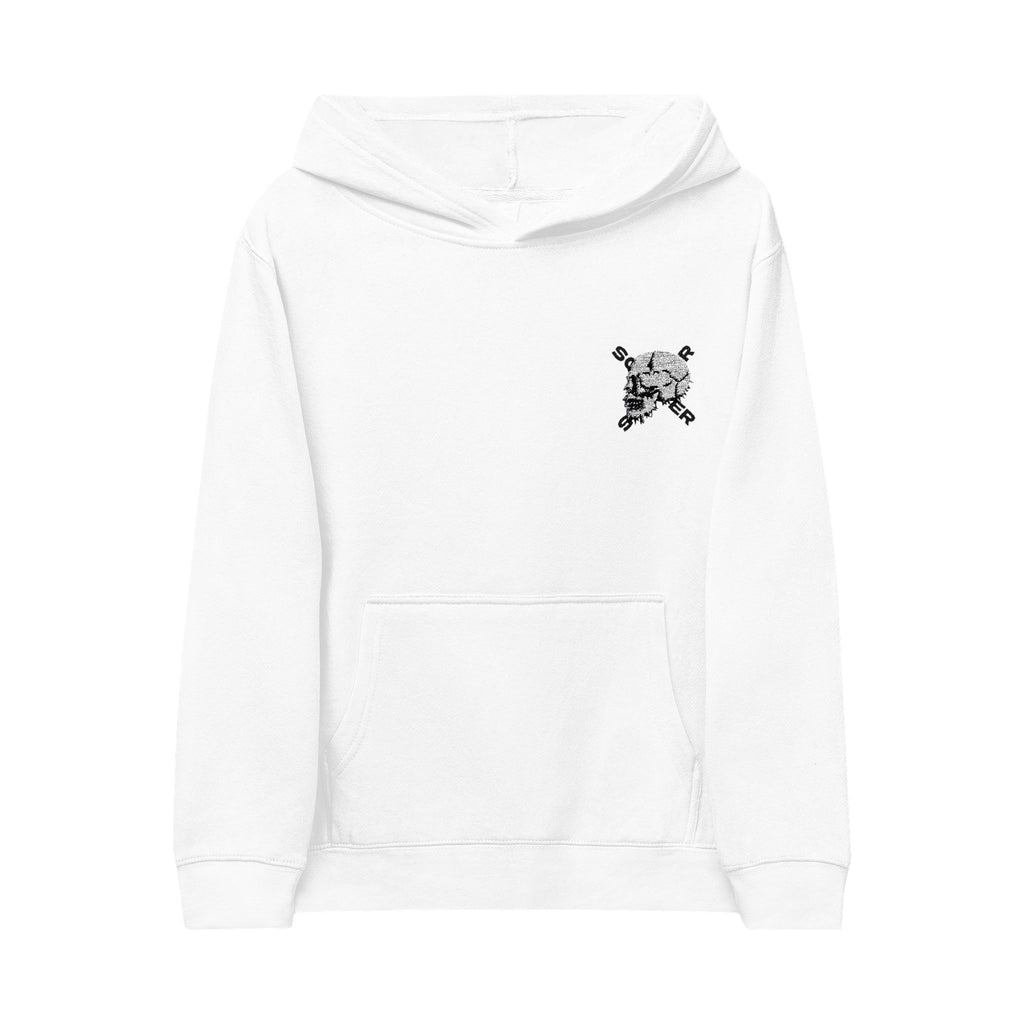 scatter kids embroider hoodie