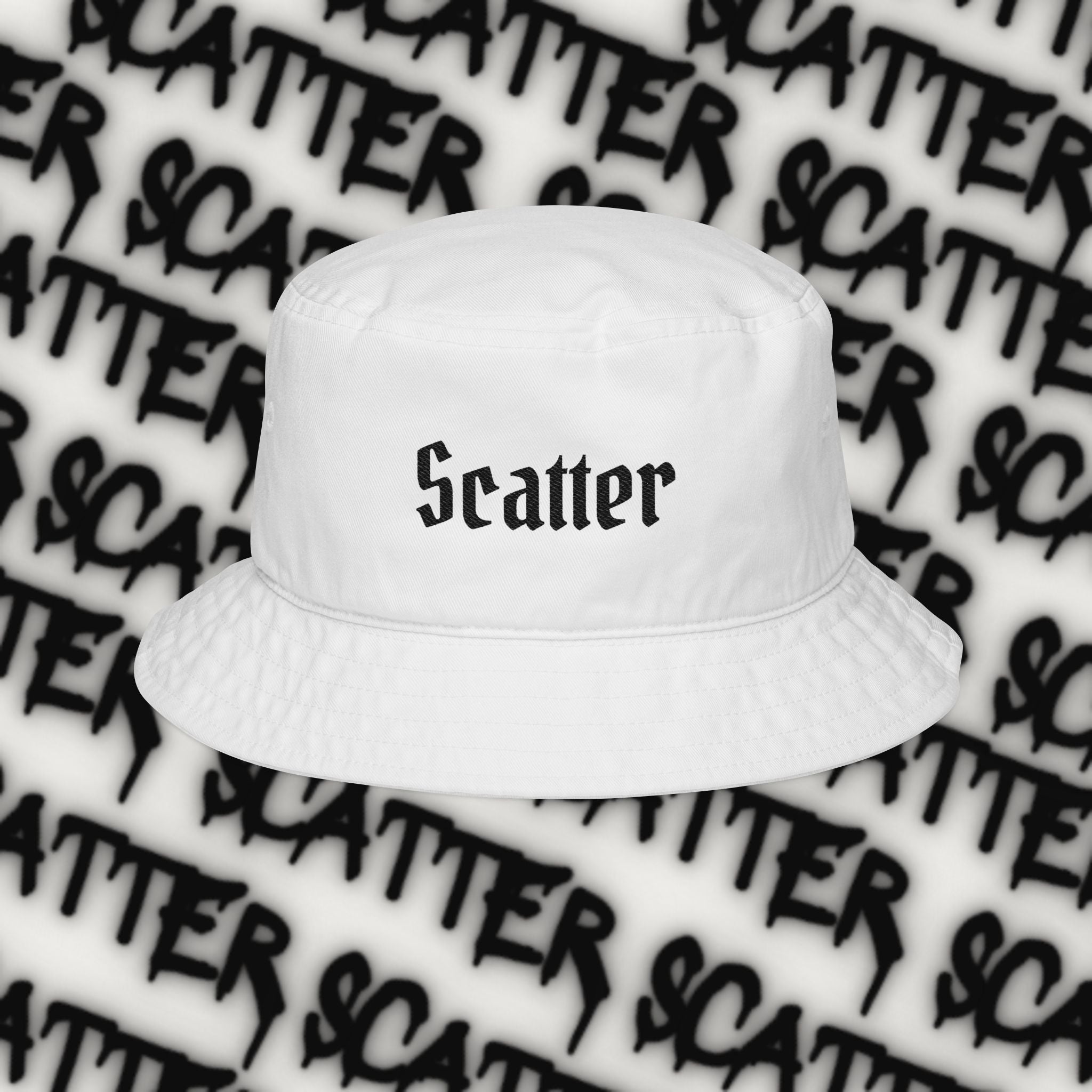 Embroidered "Scatter" Bucket Hat