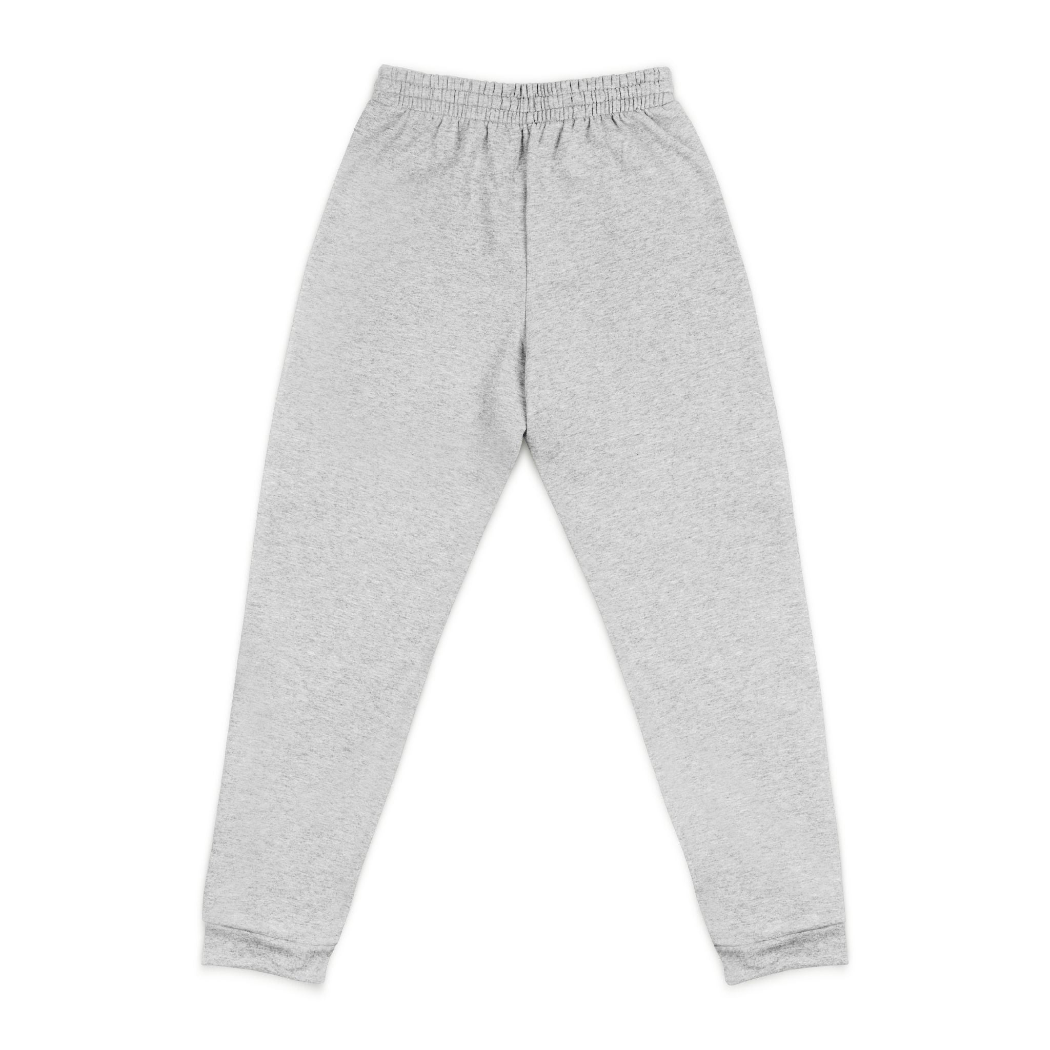 Scatter Embroidered Skull Joggers — Grey Casual Sweatpants