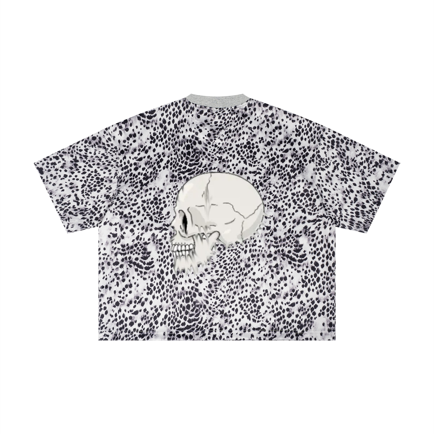 Unisex Leopard Print Boxy T-Shirt