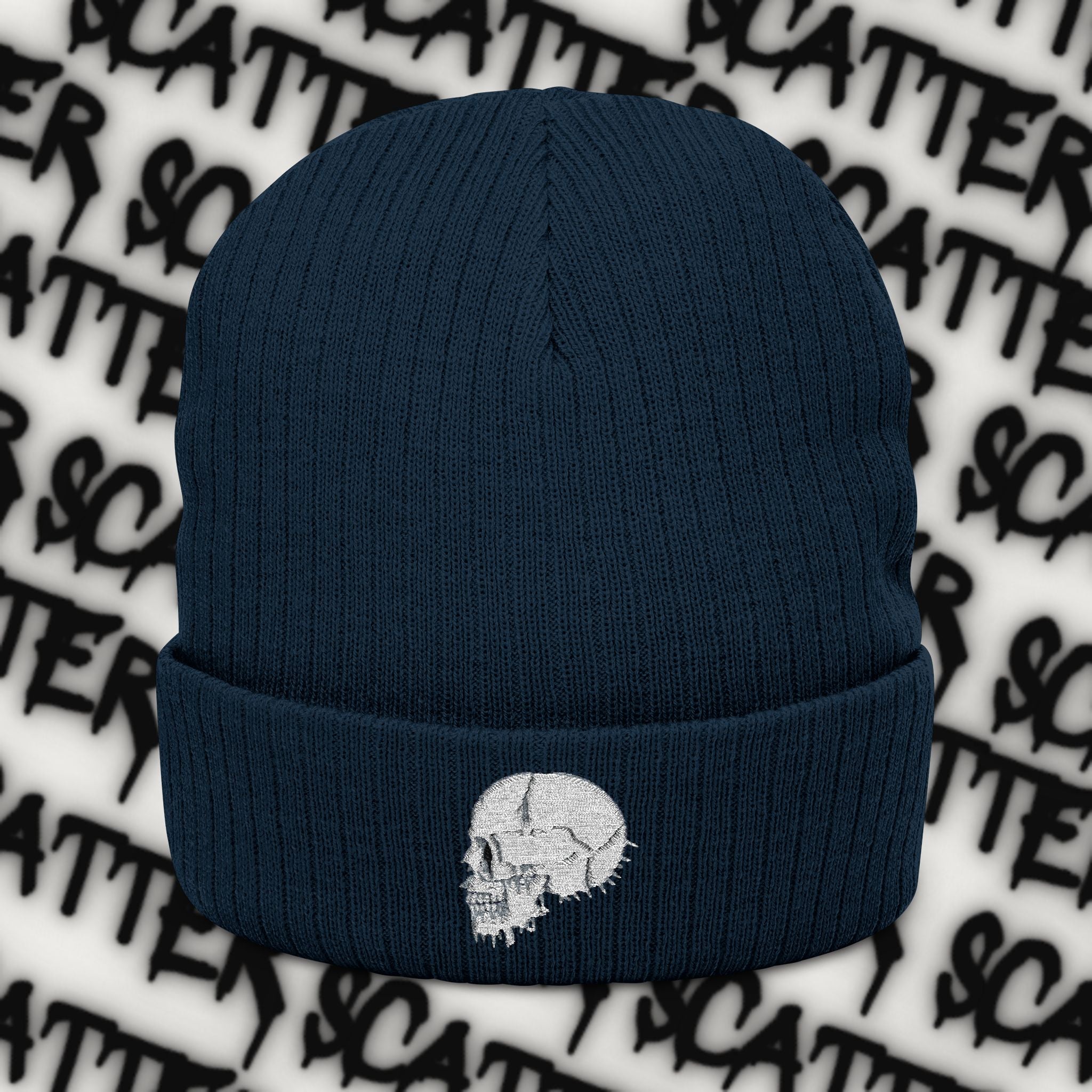 Scatter/ knit beanie/one size fits all