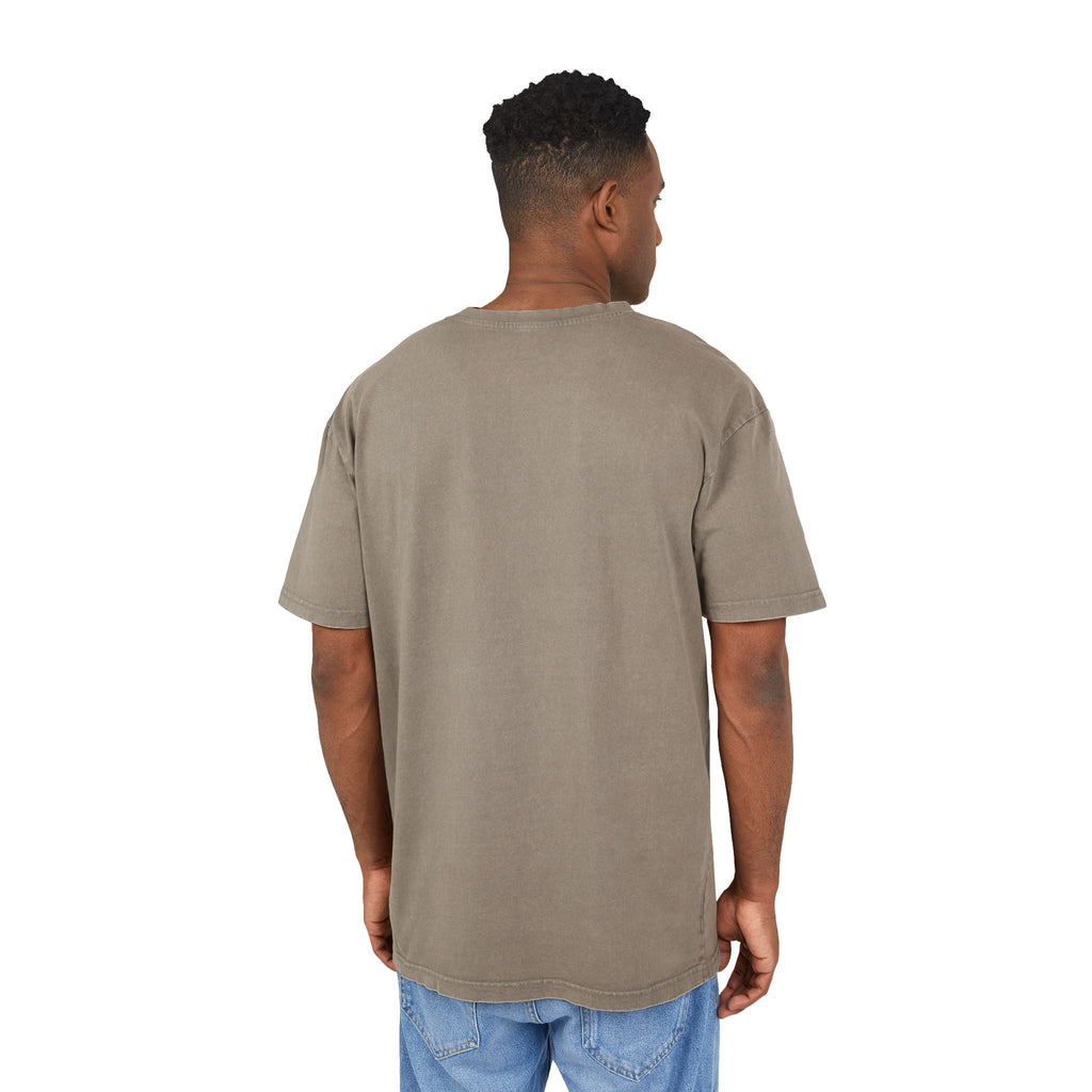 Scatter Clothing Skull Graphic Tee — Acid Wash Oversized Men’s T‑Shirt