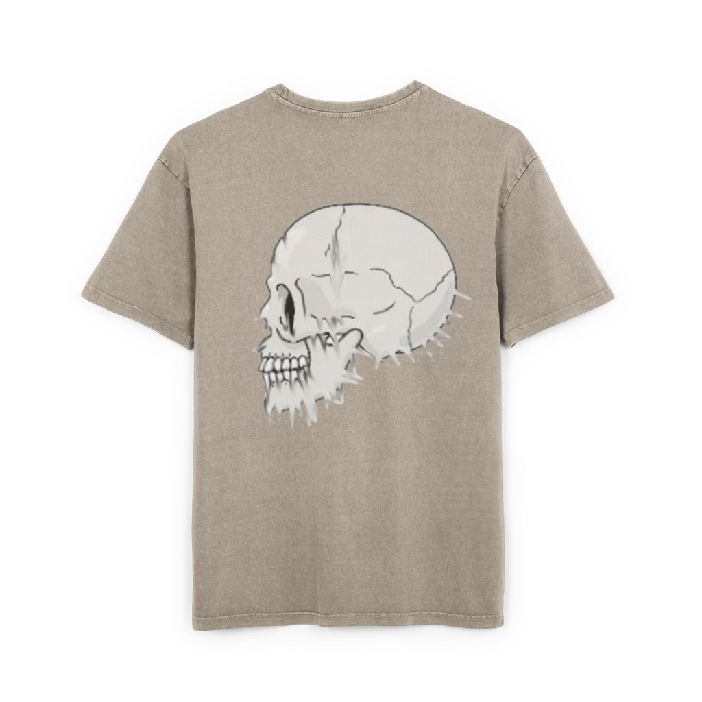 Scatter/ skull graphic/ acid wash