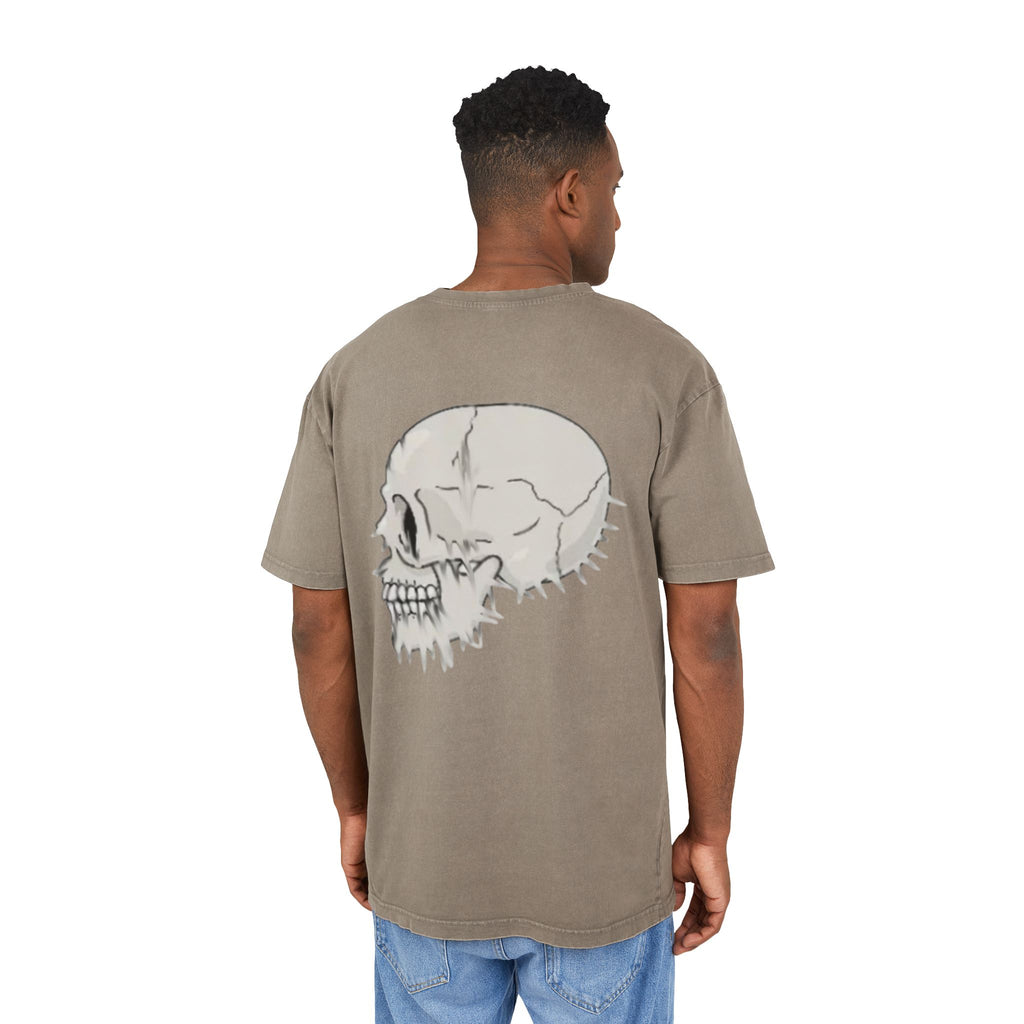 Scatter/ skull graphic/ acid wash