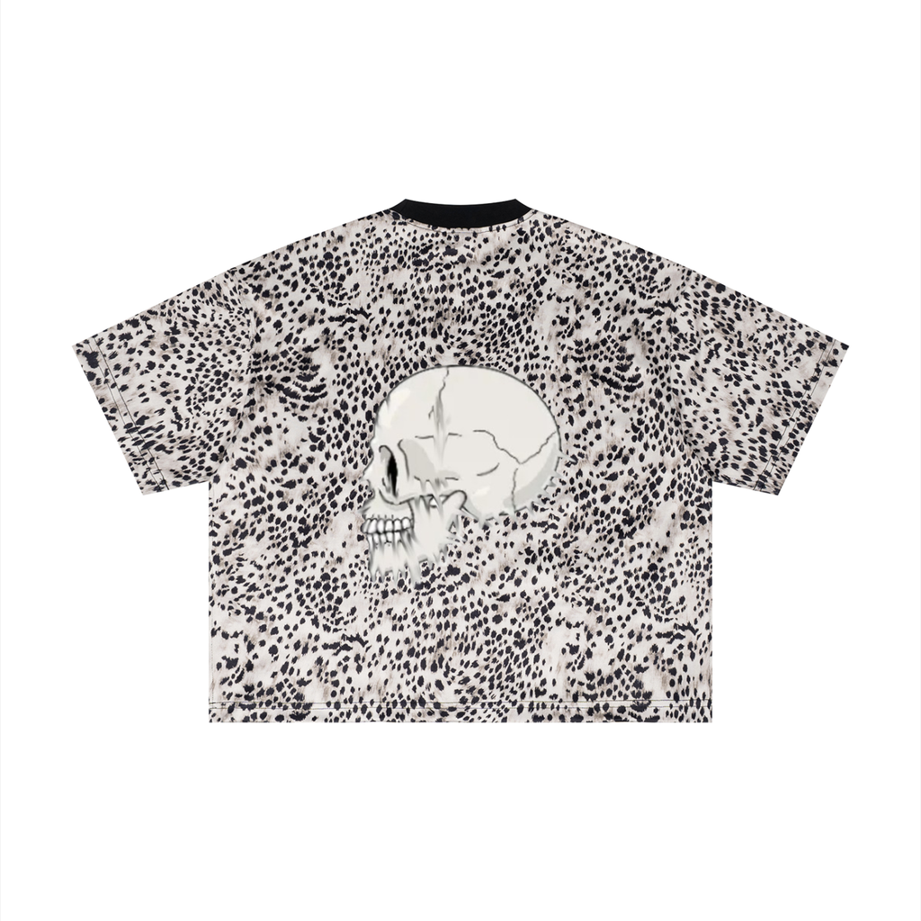 Unisex Leopard Print Boxy T-Shirt