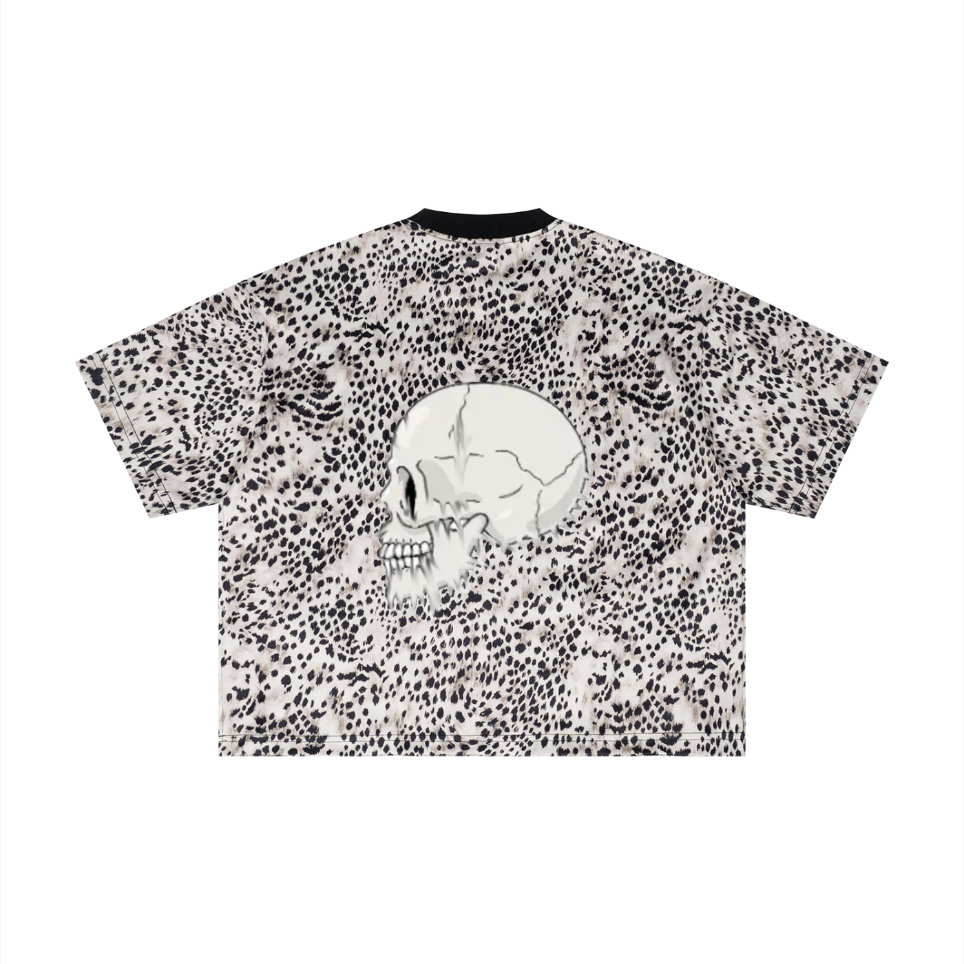 Unisex Leopard Print Boxy T-Shirt