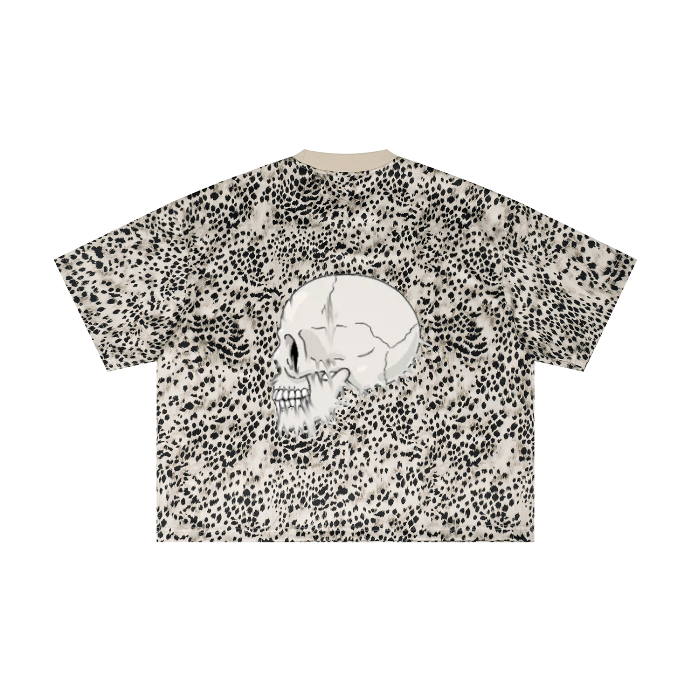 Unisex Leopard Print Boxy T-Shirt
