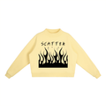Essential Fleece Mock-Neck Crew Sweatshirt